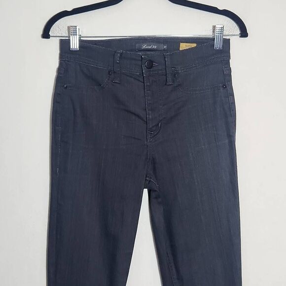 Level 99 Charcoal Gray Tanya High-Rise Skinny Jeans Size 27 Gray Jeggings - Picture 3 of 8